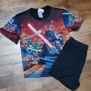 Boys shorts and short sleeved pajama set